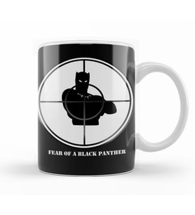 Hip Hop Fear of a Black Panther Kupa Bardak Porselen