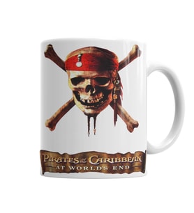 Pirates Of The Caribbean Kupa Bardak Porselen