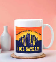 Kişiye Özel Gayrimenkul Uzmanı Tasarımlı Beyaz Kupa