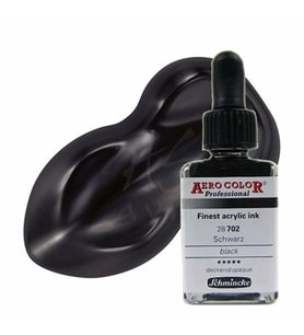 Schmincke Aero Color 28ml No:702 Black