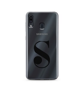 Samsung A30 Harf Tasarımlı Telefon Kılıfı S-Harfi 