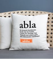 Abla Kelime Anlamı Kare Yastık