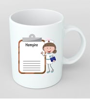 Hemşireler İçin Kupa Bardak Kişiye Özel KH5
