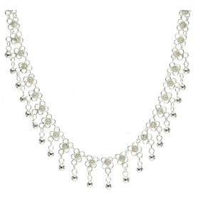 Söğütlü Silver Tek sıra Kişniş Kolye
