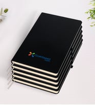 Firmanıza Özel 50 Adet Logolu Siyah Defter