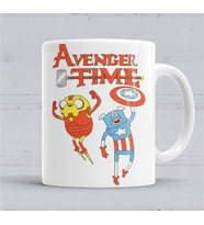 Adventure Time Captain America Iron Man Jake Finn Kupa Bardak