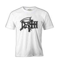 Death - Logo 4 Beyaz Erkek Tshirt