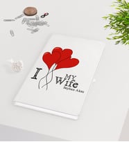 BK Gift Kişiye Özel Sevgililer Günü Beyaz Defter-91