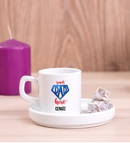 Super Dad Babaya Hediye Concept Türk Kahvesi Fincanı