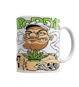 Popeye Temel Reis  Kupa Bardak Porselen