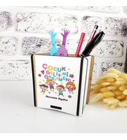 Çocuk Gelişimi Öğretmeni Hediye Ahşap Kalemlik