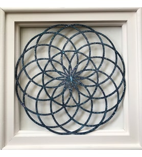 Torus Ahşap Tablo (Beyaz)