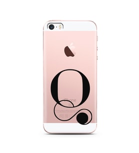 Iphone 5 Harf Tasarımlı Telefon Kılıfı Q-Harfi 