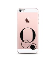 Iphone 5 Harf Tasarımlı Telefon Kılıfı Q-Harfi 