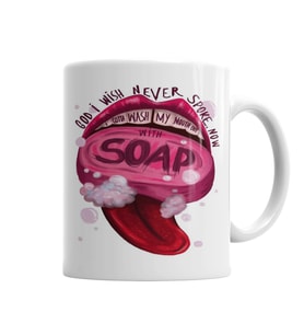 Soap Kupa Bardak Porselen