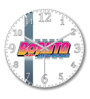 Boruto Duvar Saati Bombeli Gercek Cam