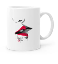 BK Gift Kişiye Özel Öpücük Beyaz Kupa Bardak  2