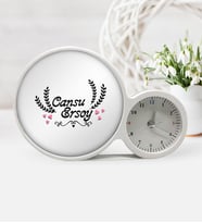 BK Gift Kişiye Özel Sevgililer Günü Saatli Sihirli Led Ayna Çerçeve  32