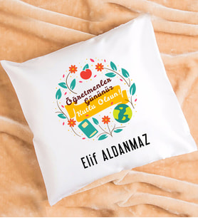 Öğretmenler Günü Hediyesi Yastık