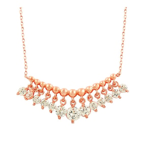 Söğütlü Silver Rose Shakira kolye