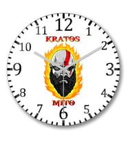Kratos Mito Duvar Saati Bombeli Gercek Cam