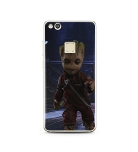 Baby Groot Tasarım Süper Şeffaf Silikon Telefon Kılıfı Huawei P10 Lite 