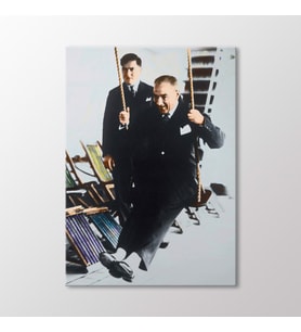 Arty Tablo Atatürk Salıncakta Tablo (Karışık)