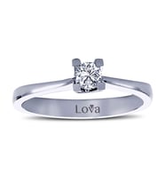 Lova 0,21 Karat Pırlanta Tektaş Yüzük - 1050012
