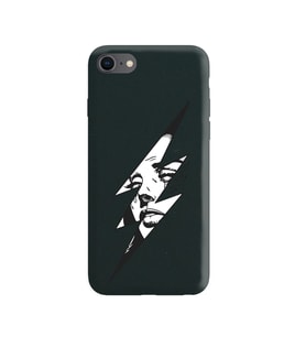 Iphone 7 Flash Tasarımlı Siyah Lansman Telefon Kılıfı