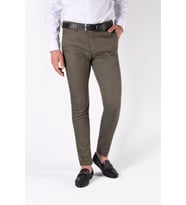 Erkek Slim Fit Keten Pantolon 20K-2200347 Yeşil