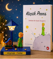 Kişiye Özel Küçük Prens Özel Masa Lambası Ve Küçük Prens Kitabı Arkadaşa Hediye