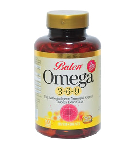 Balen Omega 3-6-9 1585 Mg x 100 Yumuşak Kapsül