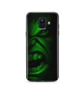 Hulk Tasarım Süper Şeffaf Silikon Telefon Kılıfı Samsung A6 (2018)