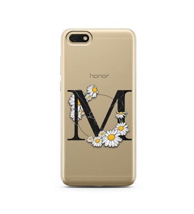 Papatya Harf Tasarım Süper Şeffaf Silikon Telefon Kılıfı Huawei Honor 7s-Y5 (201