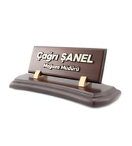 Ahşap masa isimliği, Ahşap isimlik, Masa isimliği,ATY241