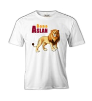 Baba Aslan Beyaz Erkek Tshirt