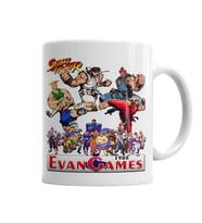Street Fighter Evan Games 1988 Kupa Bardak Porselen