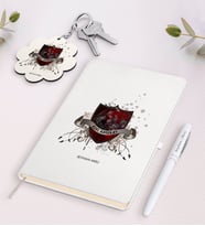 BK Gift Kişiye Özel Özel Harekat Beyaz Defter Kalem ve Anahtarlık Hediye Seti-2 (Model 1)