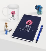 BK Gift Kişiye Özel Avukat Temalı Lacivert Defter Kalem Kupa Seti - 10 (Model 1)
