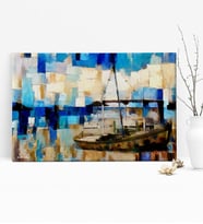 BK Gift Kişiye Özel Modern Soyut Kanvas Tablo 30x50cm 14