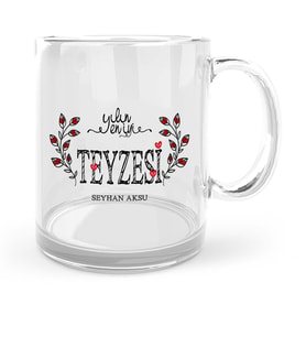 BK Gift Kişiye Özel Yılın En İyi Teyzesi Cam Kupa Bardak