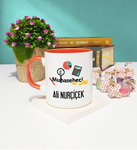 Muhasebeci Kupa Bardak Turuncu