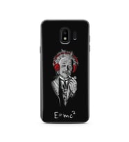 Einstein Tasarım Süper Şeffaf Silikon Telefon Kılıfı Samsung J4 (2018)