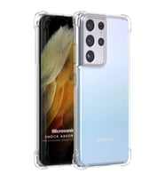 Microsonic Samsung Galaxy S21 Ultra Kılıf Shock Absorbing Şeffaf