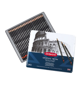 Derwent Graphic Dereceli Kalem 24lü Set