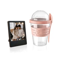 Kişiye Özel Instagram Çerçeve ve 450 Ml 100 Ml  Atıştırmalık Kabı