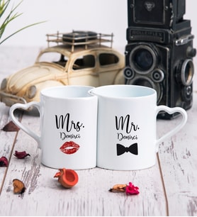 Mr Mrs Tasarımlı Sevgili Kupası