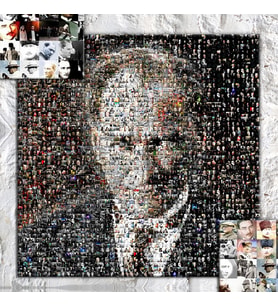 Atatürk Pazıl Atatürk Kanvas Tablo