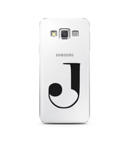 Samsung A3 (2015) Harf Tasarımlı Telefon Kılıfı J-Harfi 