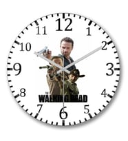 The Walking Dead RickTwd Duvar Saati Bombeli Gercek Cam